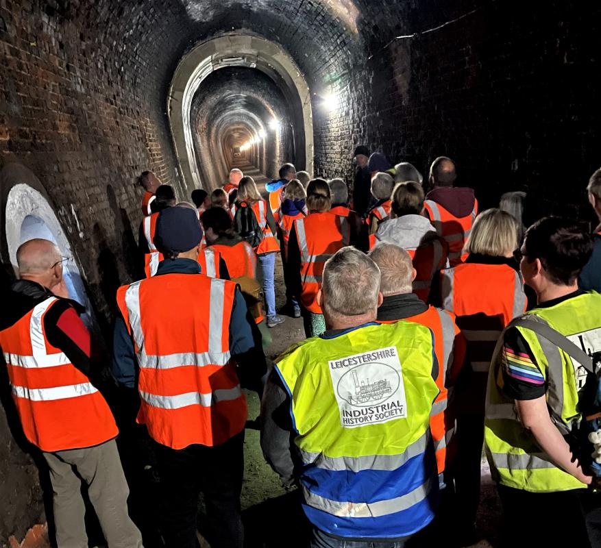 Guided Tour of Glenfield Railway Tunnel Leicester De Montfort Rotary Club